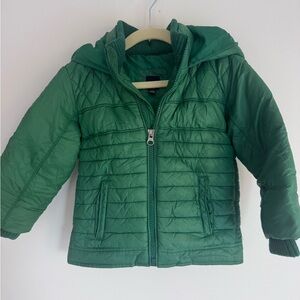 GAP Kids Green Puffer Jacket